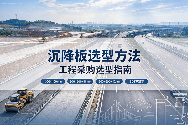 霍山沉降板选择方法