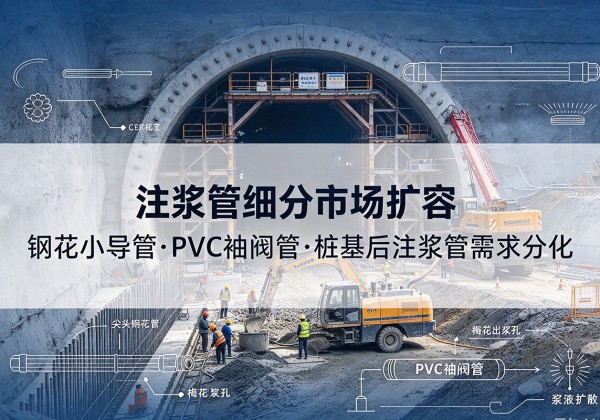 霍山注浆管细分市场扩容，隧道钢花小导管、PVC 袖阀管、桩基后注浆管需求分化