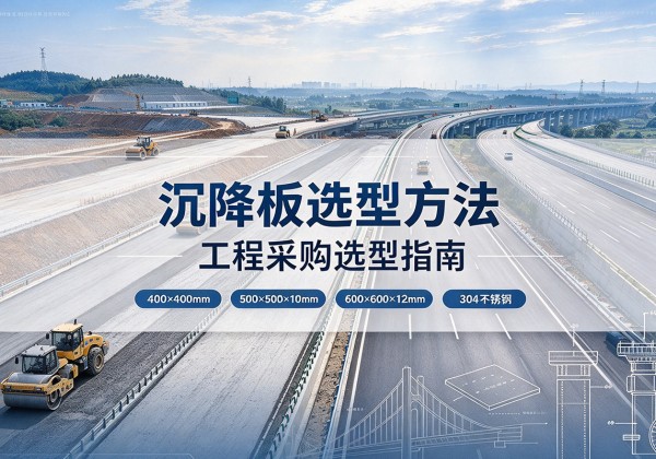 霍山沉降板选择方法